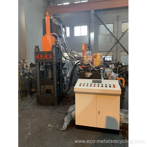 Hydraulic Wrought Dug Iron Metal Chips Briquette Machine